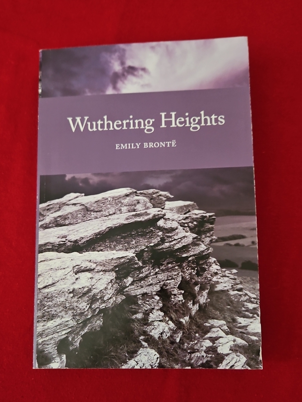Wuthering Heights by Emily Brontë — Purple & Black Cover